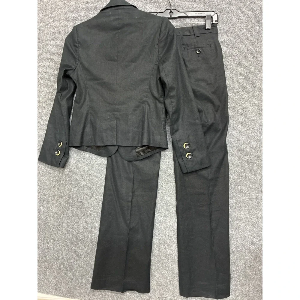 Linen Banana Republic Black Linen Blend Suit Set Blazer 2P Pants 0 Petite